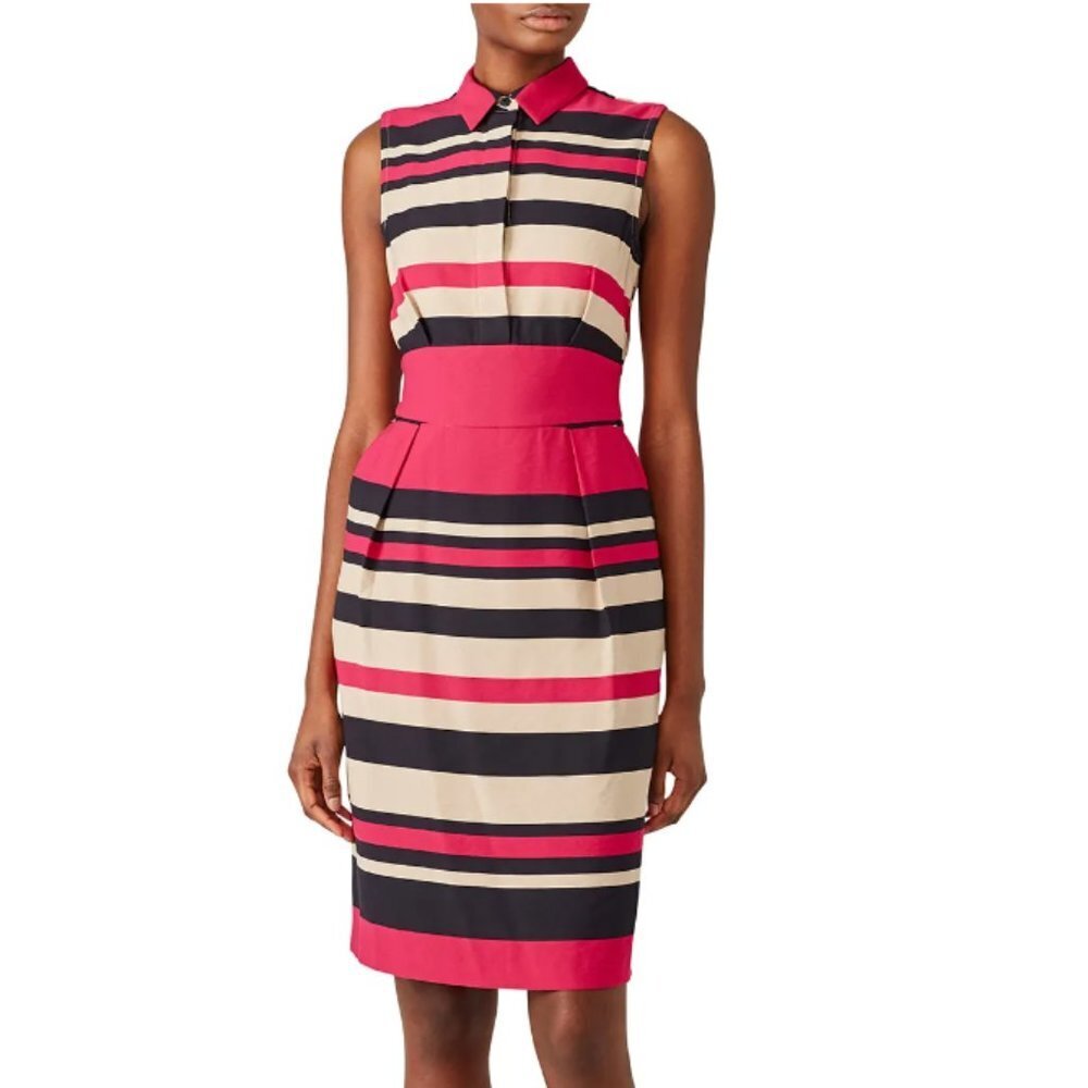 L.K. Bennett Striped Martha Dress size 10